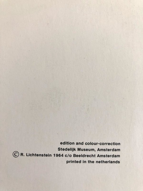 Roy Lichtenstein "As I opened fire"