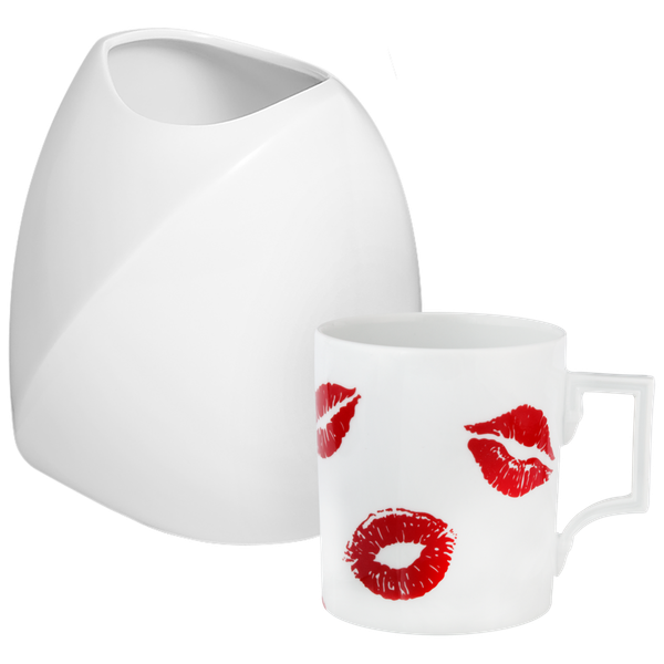 MEISSEN Homeoffice-Set "Mug Kisses & Vase"