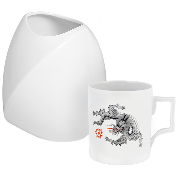 MEISSEN Homeoffice-Set "Mug Ming Dragon & Vase"