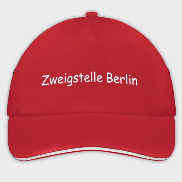 Basecap "Zweigstelle Berlin", rot