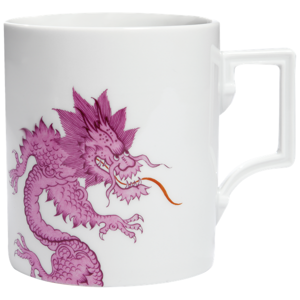 MEISSEN Mug "Ming Dragon Purpur"