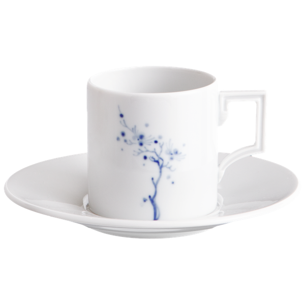MEISSEN Espresso Tasse "Blue Orchid"