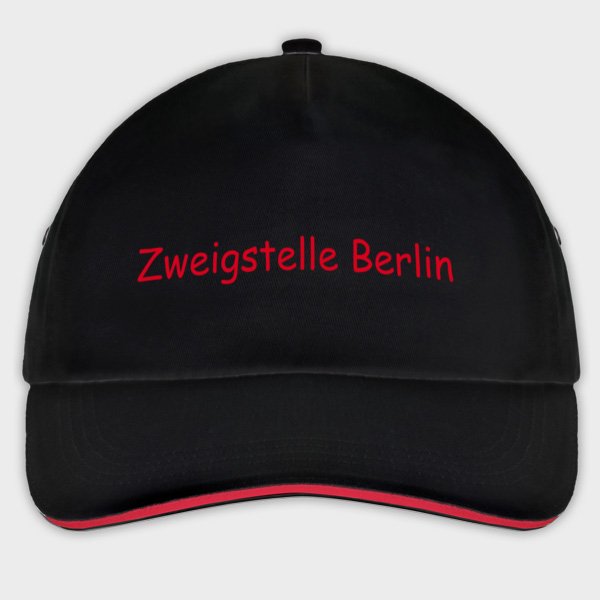 Basecap "Zweigstelle Berlin", schwarz