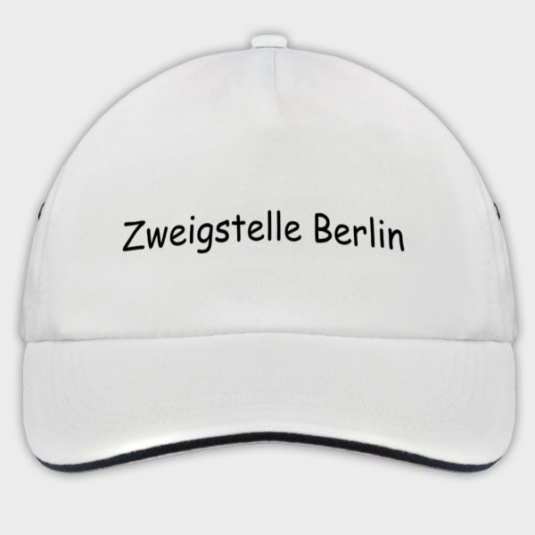 Basecap "Zweigstelle Berlin", weiß